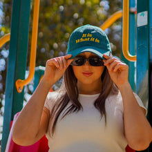 Load image into Gallery viewer, It is what it is - Green corduroy hat - Dadi Cools
