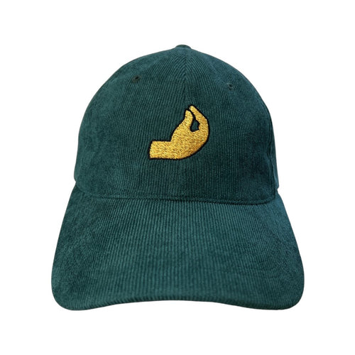 Italian Salute - Green Corduroy Hat - Dadi Cools
