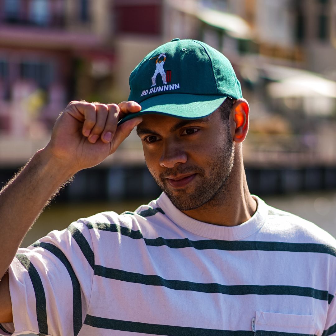 Green top dad hat