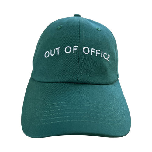 Out of Office - OOO - Green Dad Hat - Dadi Cools