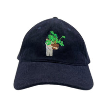 Load image into Gallery viewer, Plant Mumma - Dark Blue Corduroy Hat - Dadi Cools
