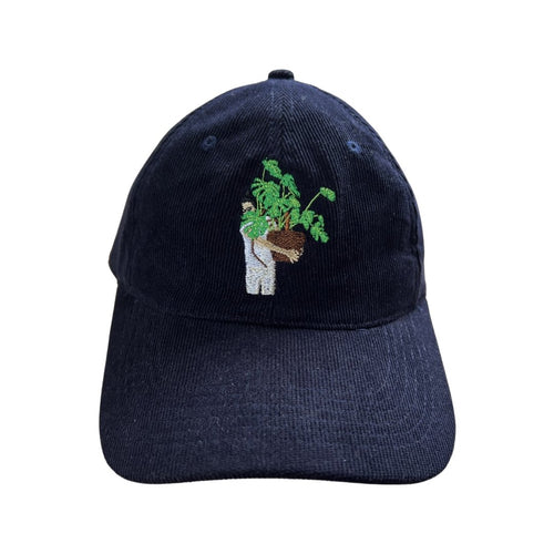 Plant Mumma - Dark Blue Corduroy Hat - Dadi Cools