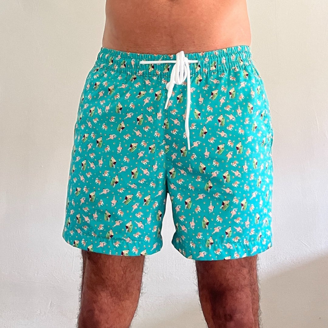 PRE SALE: Backyard Cricket Swim Shorts - Dadi Cools