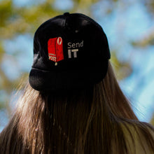 Load image into Gallery viewer, Send it - Black corduroy hat - Dadi Cools
