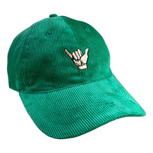 Load image into Gallery viewer, Shuckas Bruh - Green Corduroy Hat - Dadi Cools
