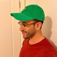 Load image into Gallery viewer, Shuckas Bruh - Green Corduroy Hat - Dadi Cools
