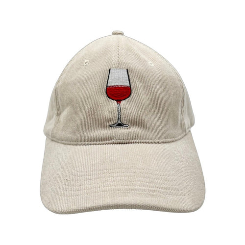 Vino O'clock - Wine White Corduroy Hat - Dadi Cools